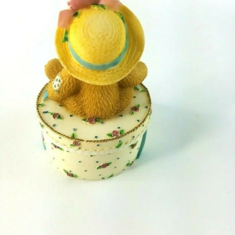 2001 Cherished Teddies MOM Covered Box #306614A With Original Packaging ENESCO